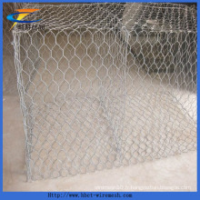 Boite hexagonale à galions galvanisés Gabion Box